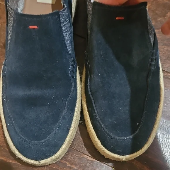 Navy Suede Loafers - Picture 8 of 8